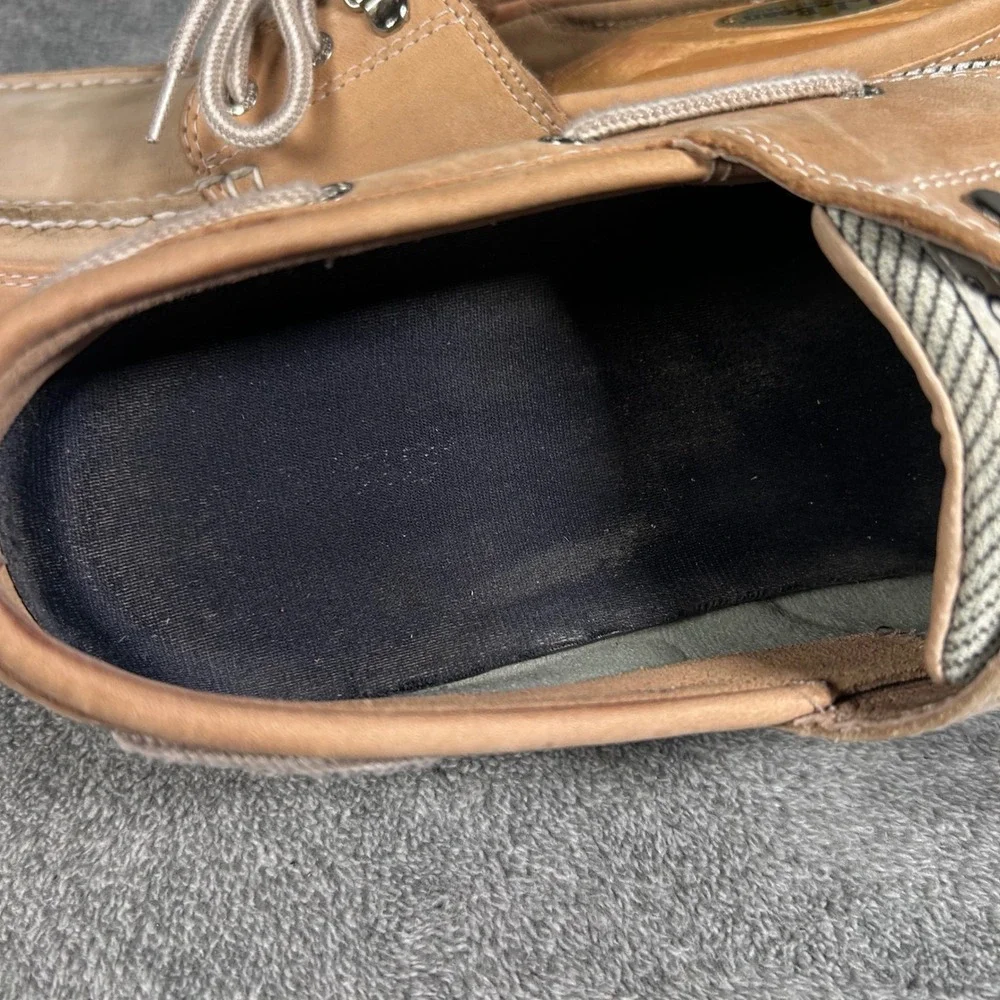 Sebago Boat Shoes Clovehitch II Mens Taupe Leather  B24302 Size 10.5 M